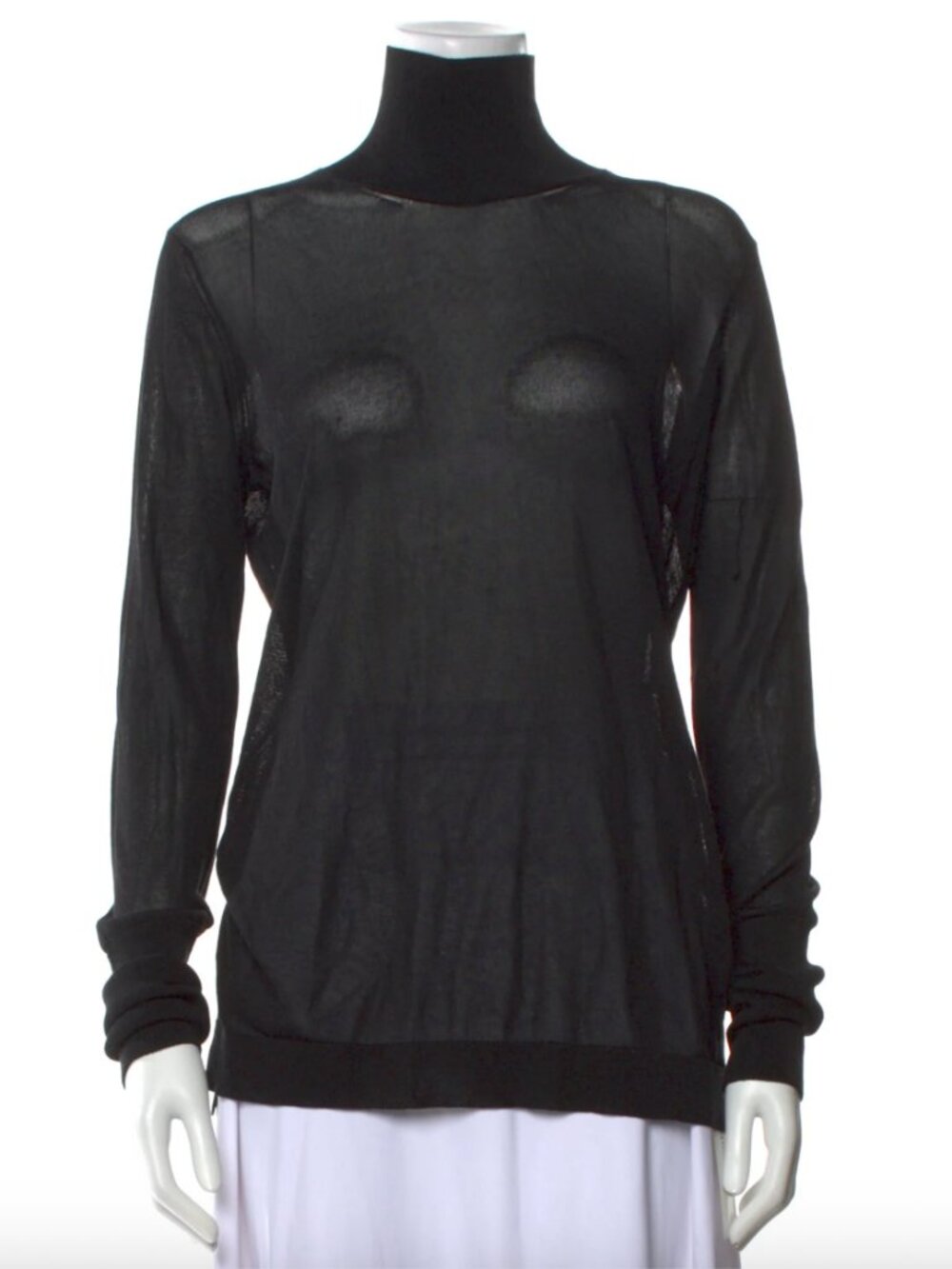 Simon Rocha Sheer Knit Turtleneck